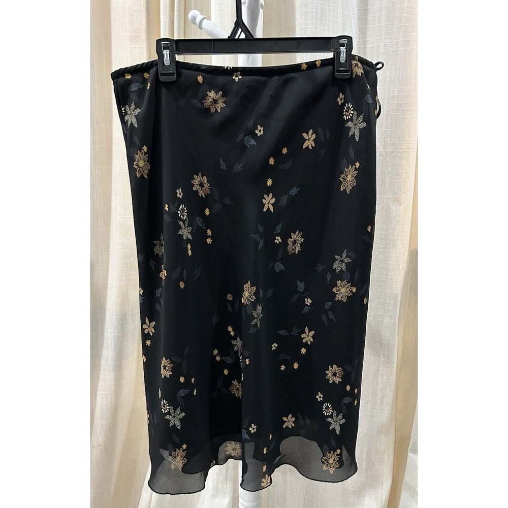 Vintage Womens Skirt Large Boho Cottagecore Floral Fairy‎ 90s Whimsigoth Grunge